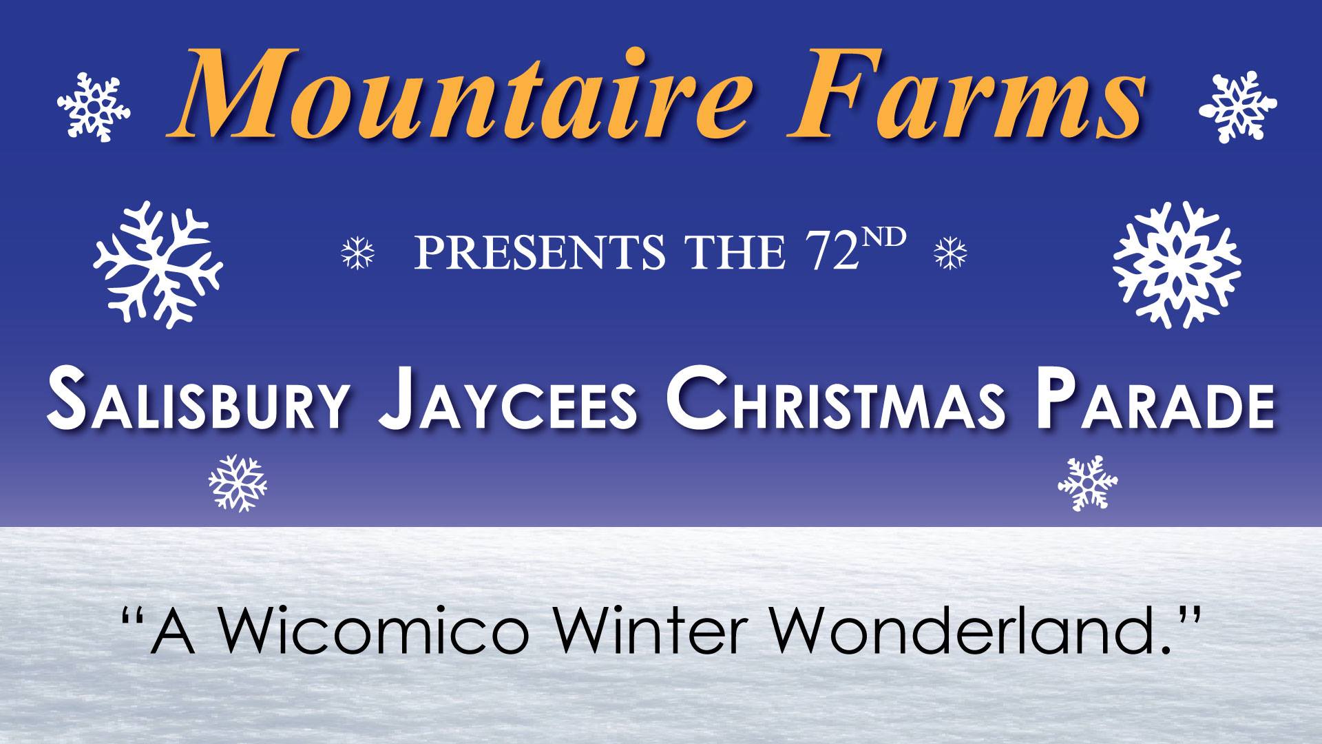 Mountaire Farms Presents 72nd Salisbury Jaycees Christmas Parade