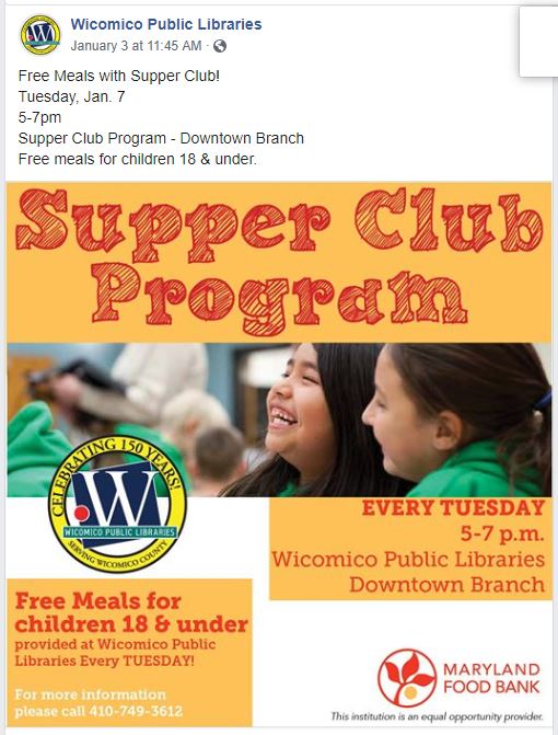 Supper Club Program